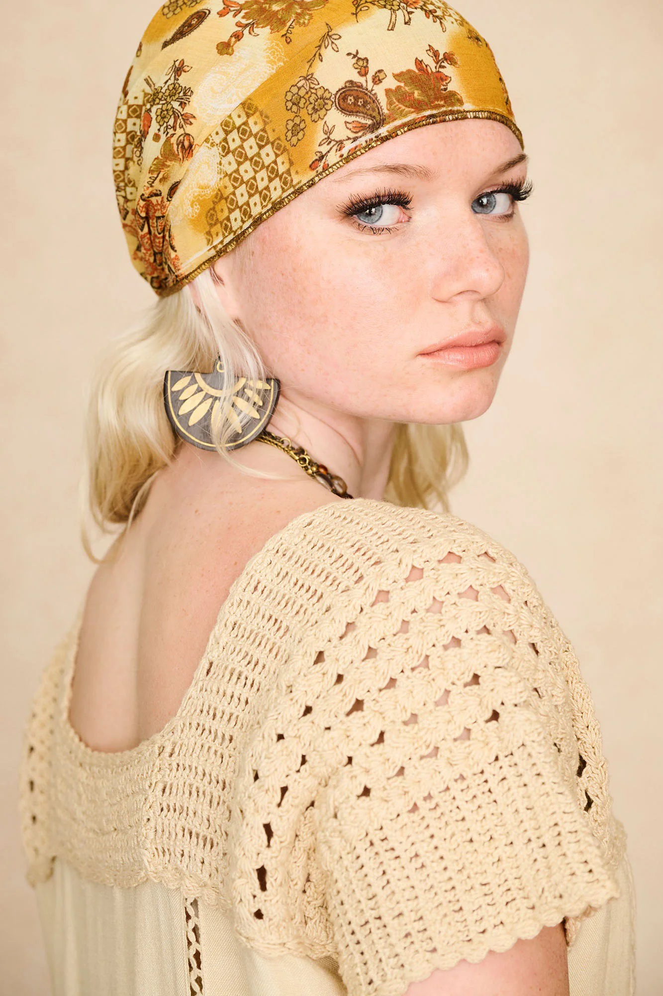 Crimson & Clover Crochet Embroidered Midi Dress - Image 5