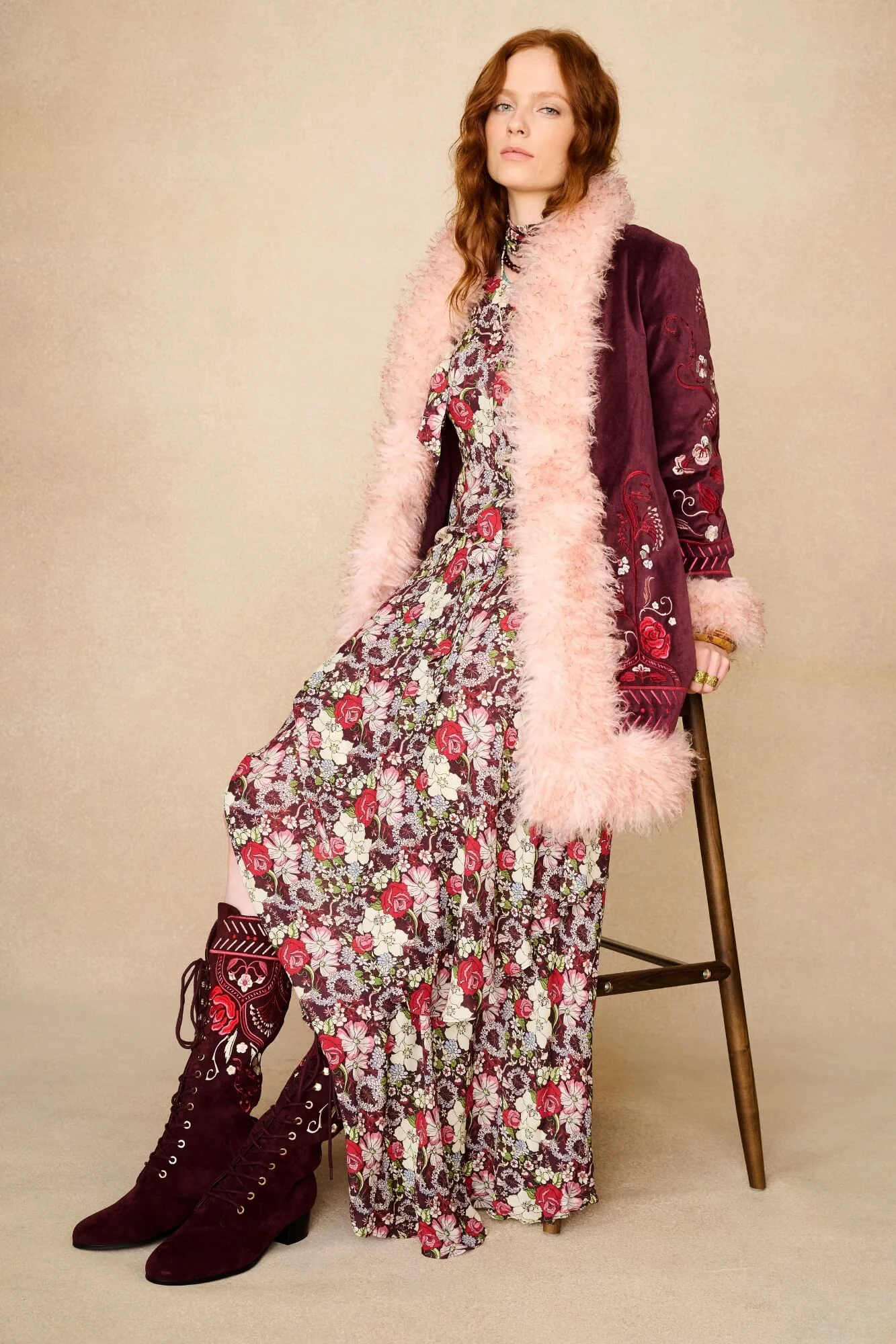 Forget Me Not Floral Maxi Dress - Image 3