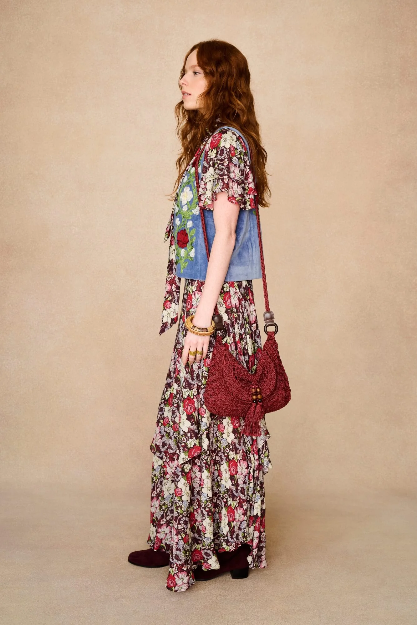 Forget Me Not Floral Maxi Dress - Image 8