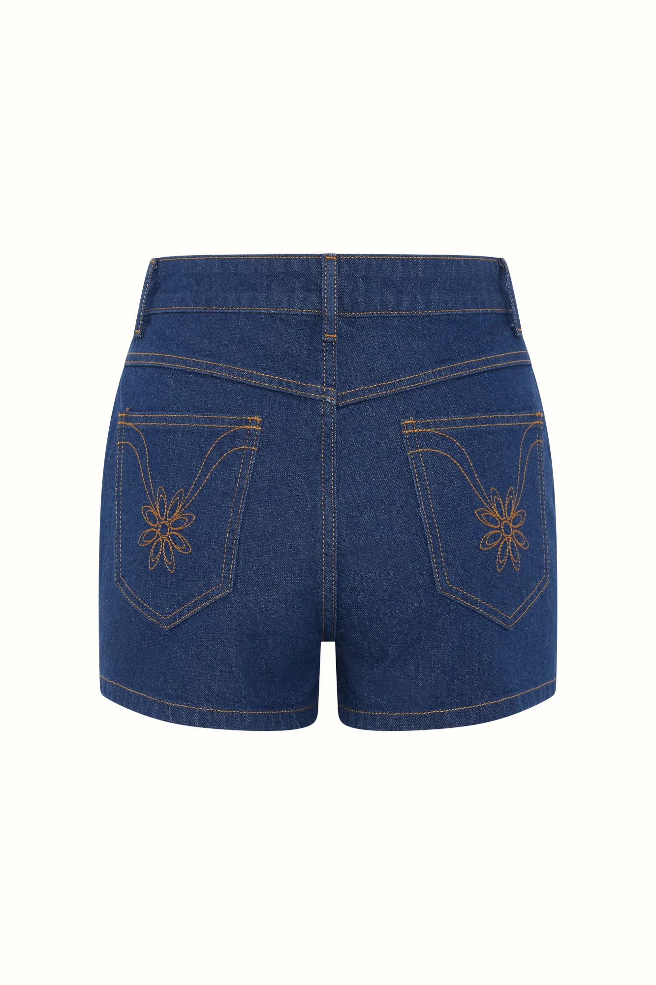 High Noon High Waisted Denim Shorts - Image 3