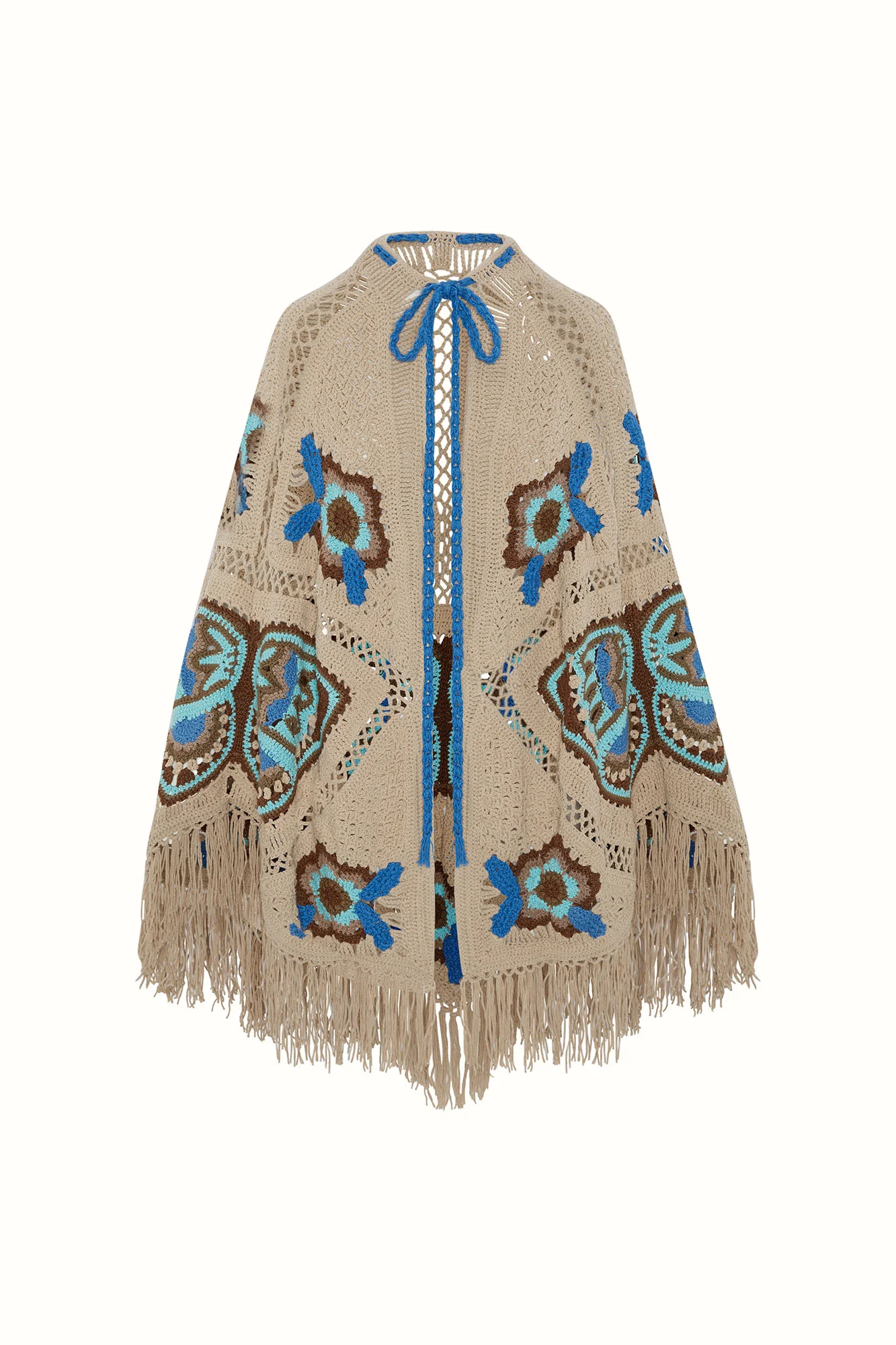 Open Wings Knitted Butterfly Cape - Image 6