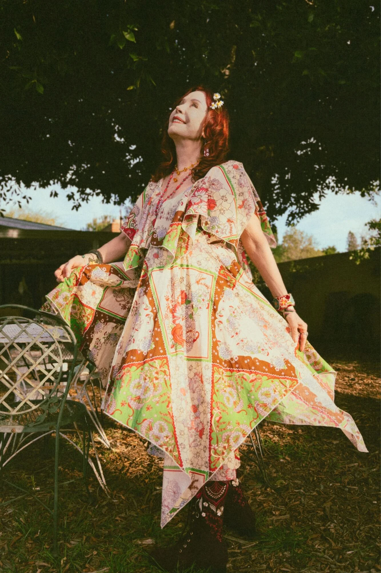 Secret Garden Handkerchief Midi Dress - Image 4